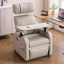 Reclining Office Chair, Comfortable for Long Sitting, Reclining Computer Chair, Single-Person Internet Cafe Lazy Gaming Chair, E-Sports Sofa Chair