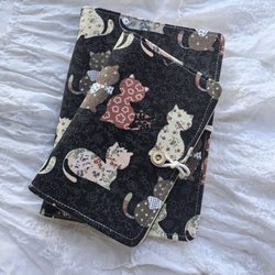 【Baoqingfang】Fabric Cat Loose-Leaf Planner A5 Detachable High-End A5 Diary Planner Cute Notebook