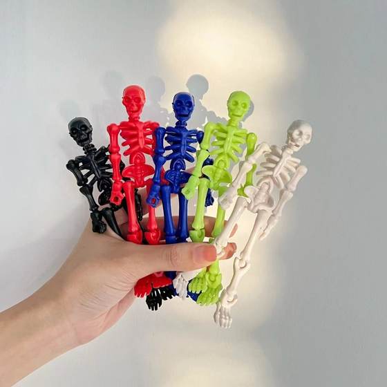 
Model deformation ornaments children's puzzle assembly toys gifts multi-joint movable joint doll small skeleton man