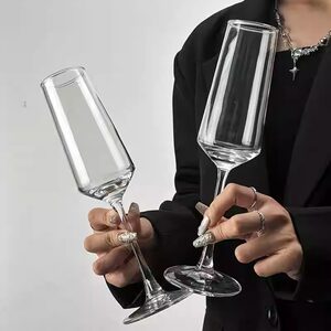 French ins blogger goblet champagne glass high-end red wine glass home white wine glass glass cocktail glass