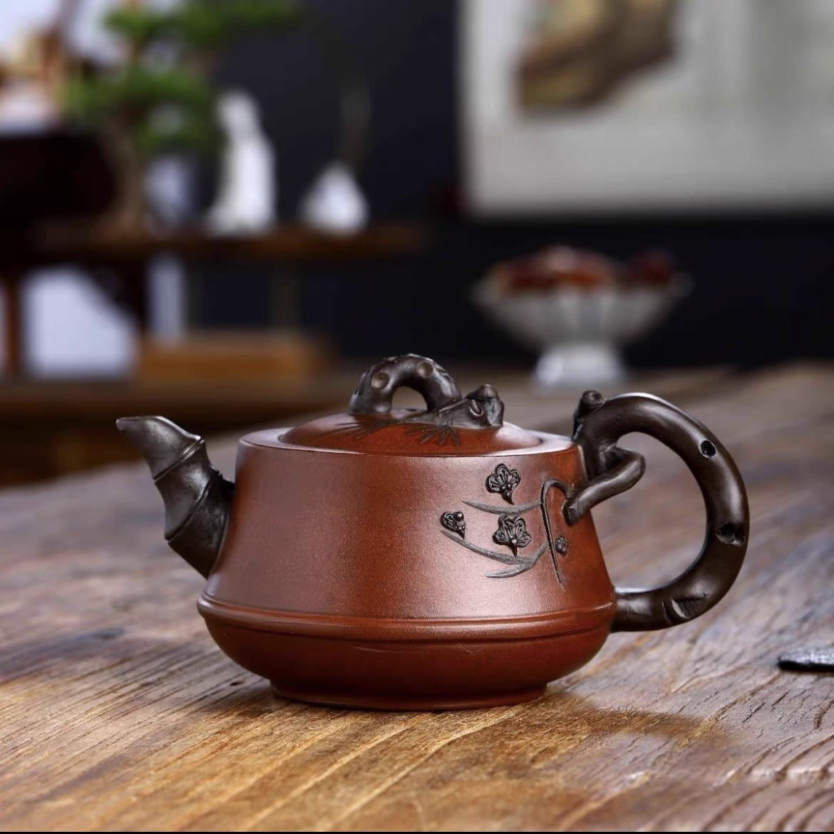 库存处理一九六八年宜兴紫砂壶茶壶顾景舟老一厂老库存纯手工制作