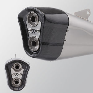 
Hot-selling light exhaust pipe ak550 stainless steel male one-piece split middle and tail section motorcycle scooter modification lossless straight