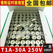 Ống cầu chì thủy tinh thổi chậm 5x20mm 6*30 250V T8A T10A 3.15/6.3/2/4/15A