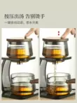 bàn trà điện gỗ hương Kungfu Bộ Trà 2023 Phong Cách Mới Kính Tự Động Hộ Gia Đình Cao Cấp Ánh Sáng Sang Trọng Lười Làm Trà Hiện Vật Ấm Trà giá bàn trà điện Bàn trà điện