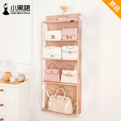 Dust-Proof Display Cabinet and Storage Rack for Hanging Bags and Storing Dolls and Figurines on the Wall Behind the Door