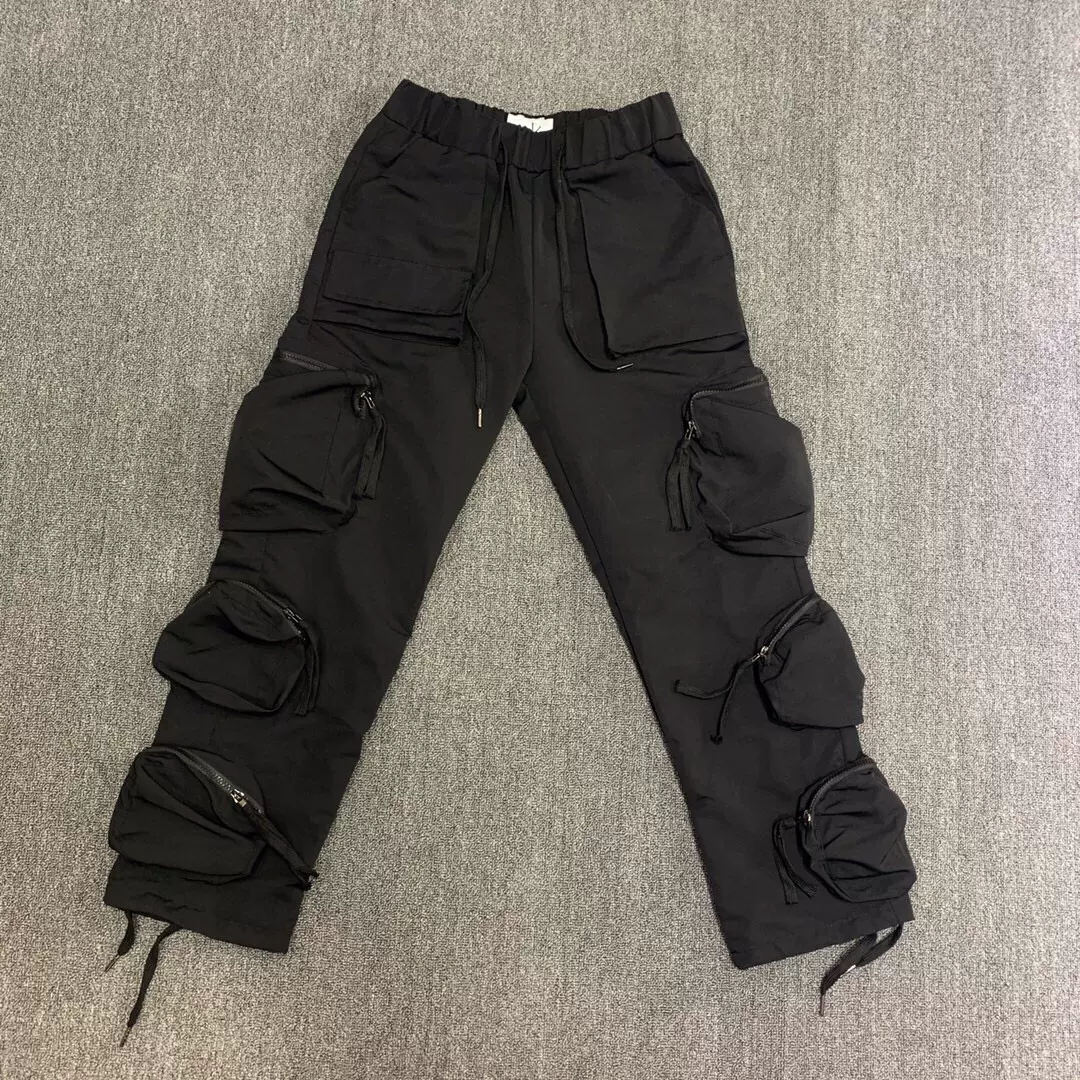 Travis Scott Whoisjacov Pocket Cargo Pants高街多口袋工装裤-Taobao