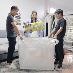 Moving Packing Bags, Large Bags for Quilts, Clothes, and Bedding, Durable and Sturdy Woven Snakeskin Bags