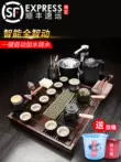Bộ ấm trà bàn trà kung fu hoàn toàn tự động tất cả trong một cho phòng khách gia đình Bộ khay trà cao cấp trà biển ấm trà điện giá rẻ Bàn trà điện