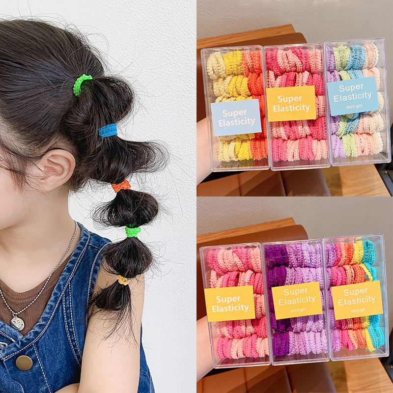 Children's rubber band does not hurt the hair, high elastic headband
