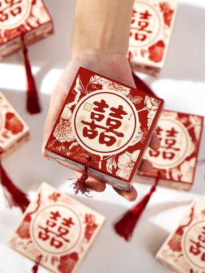 中国風ウェディングキャンディボックス - Hey! Paper