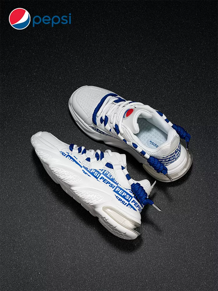 pepsi百事夏季男鞋透气网面运动鞋男休闲百搭轻便青年鞋子男潮鞋