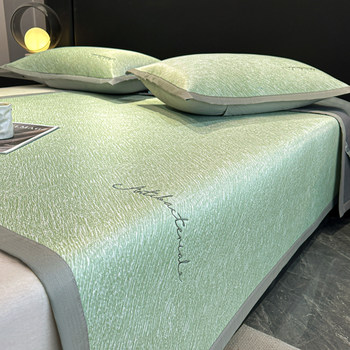 
Summer Cool Ice Silk Cool Mat, Category A, maternal and infant grade, machine washable, air-conditioned soft mat, three-piece set, summer cooling mat 2025 new style