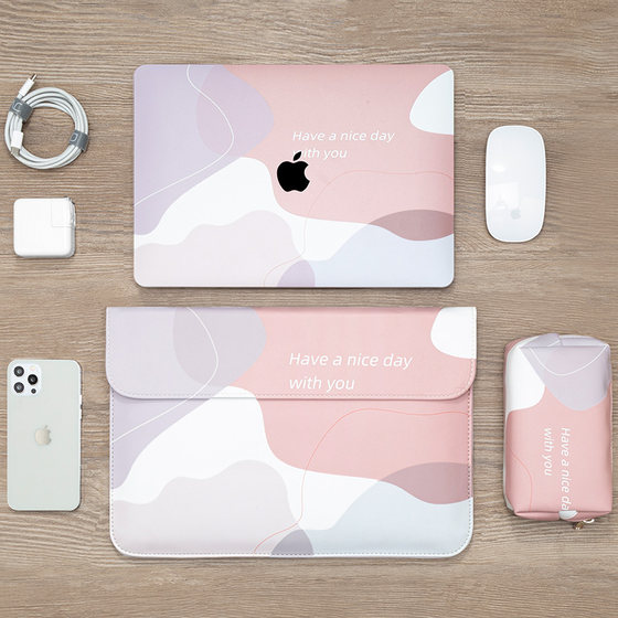 
Notebook liner bag suitable for Apple macbook air Lenovo Xiaoxin pro14 computer Huawei matebook13s protective cover mac12 good-looking 15.6 male niche design female Xiaomi
