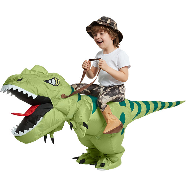 Halloween children's costumes riding dinosaur mounts pants toy funny ...