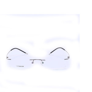 
Borderless myopia glasses glasses frame glasses frame men and women same style frameless glasses titanium alloy memory ultra-light business