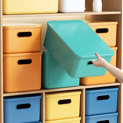 Miscellaneous Storage Box for Household Snacks, Toys, Plastic Storage Box, Book Organizer, Wardrobe Clothes Storage Box