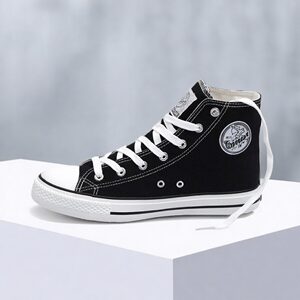 
Huili classic high-top men and women students canvas shoes spring and summer breathable casual sports couples white shoes