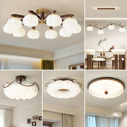 Living Room Lamp, French Mid-Century Style, 2025 New Model, Hall Ceiling Lamp, Guangdong Zhongshan Whole House Package Combination Lighting Fixtures