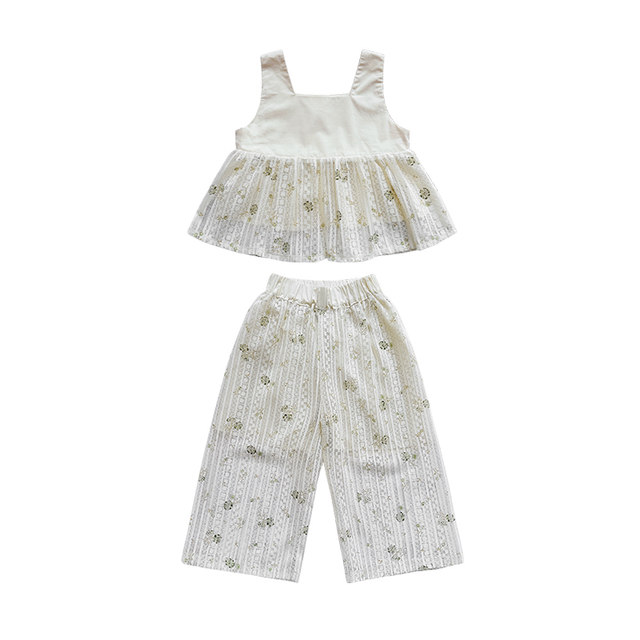 Girls' clothing fashionable suit foreign style children's clothing ...