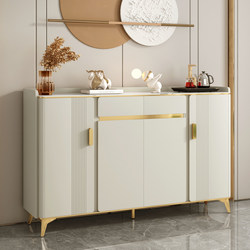 Light Luxury Entryway Shoe Cabinet for Home, Cream White Storage Shoe Cabinet, Integrated Wall-Mounted Entryway Cabinet with New Layered Shelves