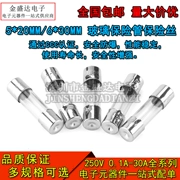 Cầu chì cầu chì thủy tinh cầu chì 5*20MM 250V 0.5A 1 2 3 4 5 10 20 30A