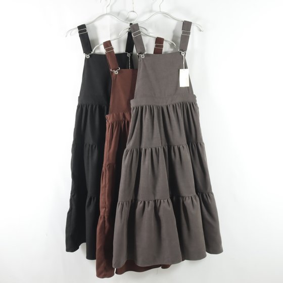 
Japanese single new commuter one-line collar pullover elastic high waist slim A-line long skirt women's solid color suspender dress