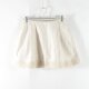 Japanese style commuting versatile side invisible zipper high waist slim short skirt for women fashionable solid color A-line skirt