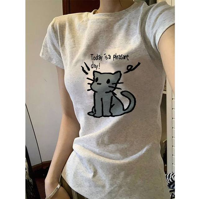 Women Summer Retro Pure Color Cotton Spliced O Neck Shirt main image 1