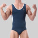 
Ice silk high elastic super soft men's triangular swimsuit fitness shaping suit sports competition wear gymnastics suit