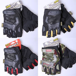 Super Technician Gloves, Half-Finger Tactical Special Forces Fitness Sports Training Anti-Callus Spring and Autumn Cycling Motorcycle Gloves