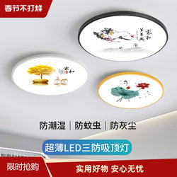 Ultra-Thin Led Modern Bedroom Lamp, Anti-Mosquito Ceiling Light, Round Kitchen, Bathroom, Balcony, Hallway, Corridor Light