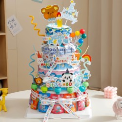 Snack Cake DIY Materials Cake Foam Model Boys and Girls Birthday Party Atmosphere Scene Decoration Props