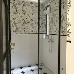 Buyer Show French Retro Bathroom Black and White Tiles Floor Tiles Toilet Kitchen Bathroom Balcony Wall Tiles Swallow Tiles