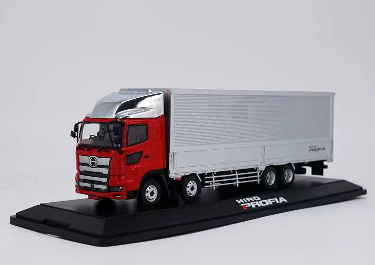 原厂1:43 日野拖头HINO TRUCKS 集装箱厢式货车卡车模型限量版-Taobao