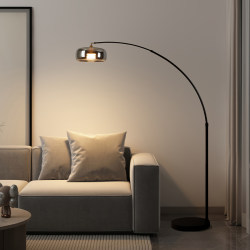 Minimalist Italian-Style Floor Lamp Next to the Sofa in the Living Room, Fishing Lamp, High-End Light Luxury, Simple Bedroom Eye-Protecting Standing Lamp