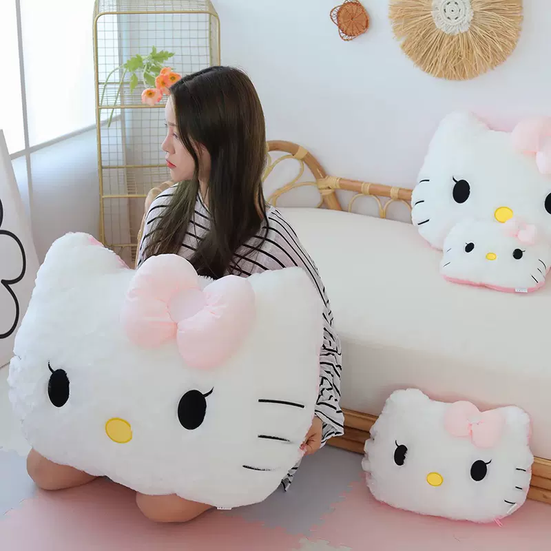 Big Size Kitty Plush Toys Sanrio Anime Peripherals Kitty 