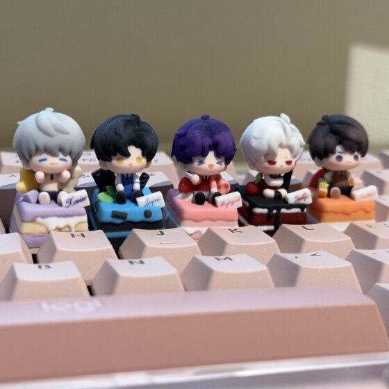 
Love and Deep Space Shen Xing returns to Li Shen Qi Yu Qin Chexia uses day keycaps mechanical keyboard three-dimensional keycaps