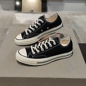 Converse Converse 1970s Black Low Gas Gas Bulk Shoes Classic Retro Light Leisure Variety 162058C
