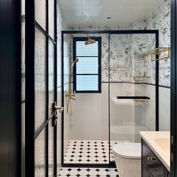 Guangdong Foshan Black and White Patterned Tiles Kitchen Bathroom Wall Tiles Bathroom Toilet Tiles 600X1200 Floor Tiles