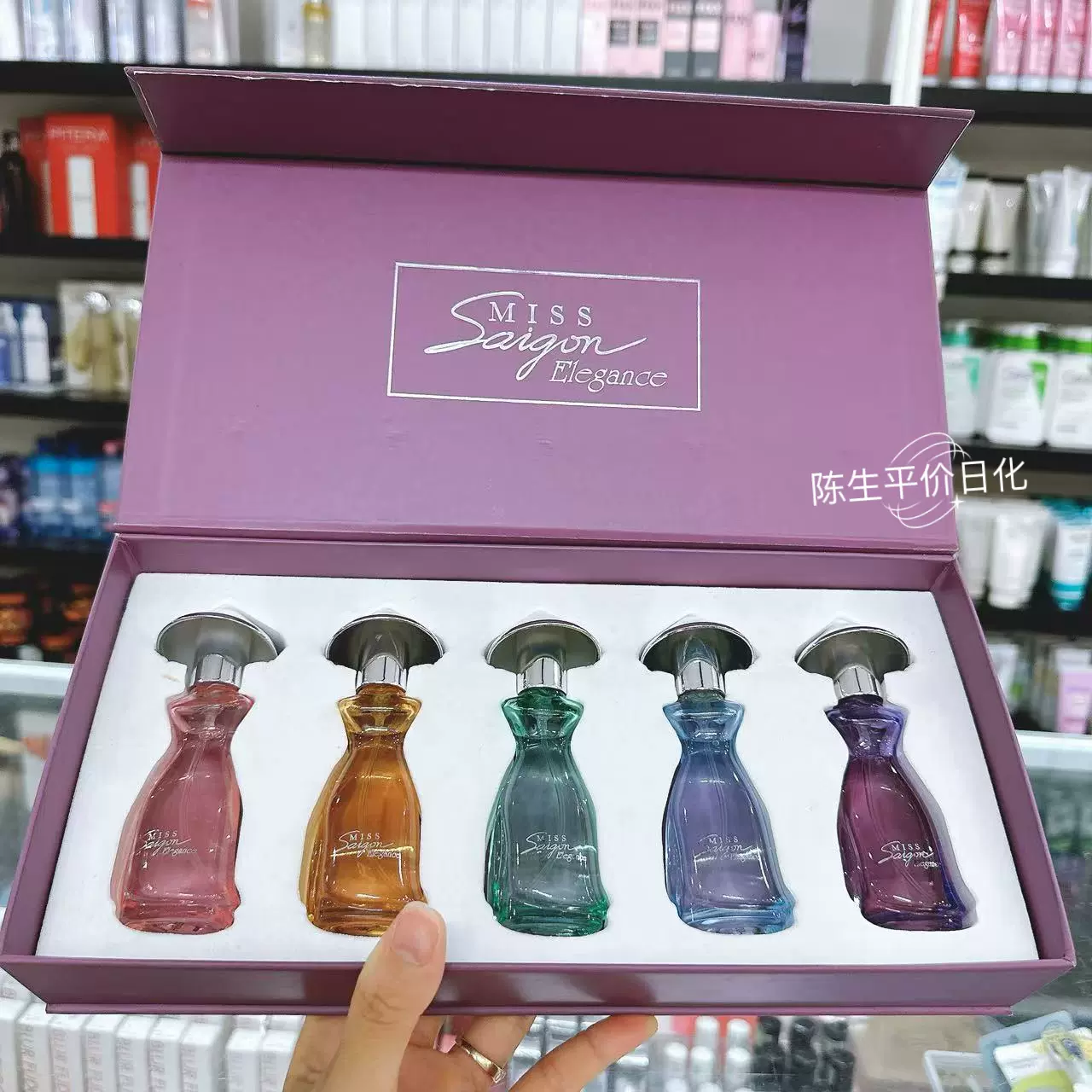 西贡小姐整套香水越南MISS SAIGON优雅女士香氛5种15ml