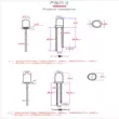 Đèn LED mờ có độ sáng cao hạt F3mm5mm sương mù đỏ ánh sáng xanh lam ánh sáng xanh ánh sáng trắng ánh sáng trắng ấm cắm đi-ốt phát sáng Công tắc - Đèn báo