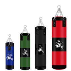 Boxing Punching Bag Hanging Type for Home Use, Hollow or Solid, for Adults and Children, Sanda Punching Bag, Taekwondo Training Fitness Equipment