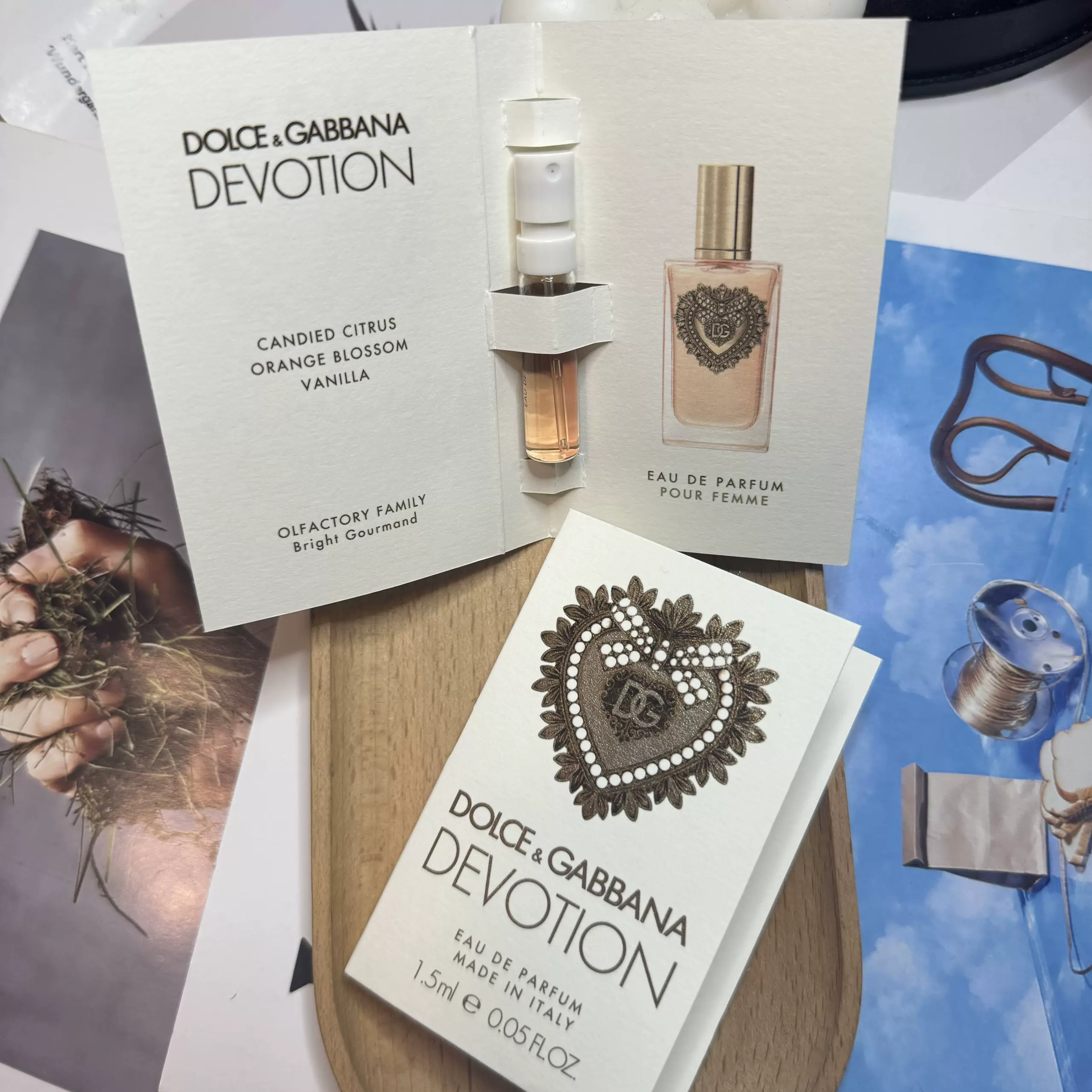 dg杜嘉班纳devotion奉献女士香水1.5ml小样