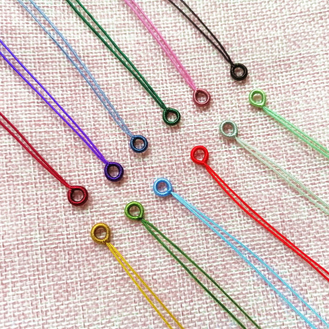 Handmade ring rope small drop coil winding ring accessories diy woven ...