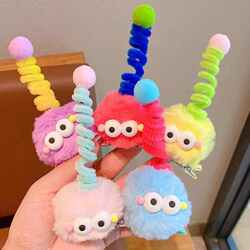 Cute Plush Hair Clips for Children, Colorful Little Monster Hairpins for Girls, Furry Hair Clips, Cartoon Duckbill Quirky Bobby Pins