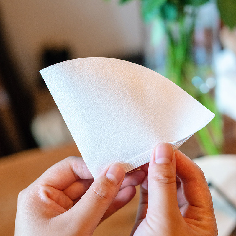 Riuulity Portaoggetti per Carta da caffè Supporto Portafiltro in Legno