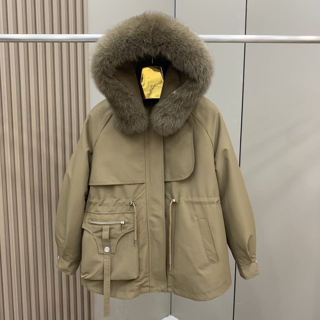 Women's Faux Fox Fur Coat - Short Style, Korean Version, Tie Design, Thick and Versatile