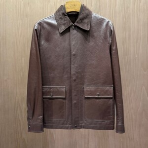 
Counter genuine Satchi Satchi autumn and winter men's fashion short leather jacket leather jacket 88PGB3371007