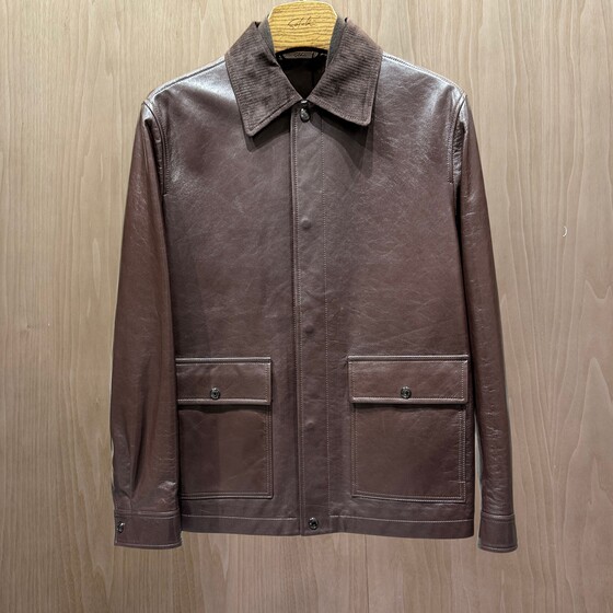 
Counter genuine Satchi Satchi autumn and winter men's fashion short leather jacket leather jacket 88PGB3371007