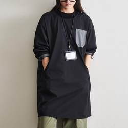 Japanese style water-repellent long-sleeved blouse catering hairdresser